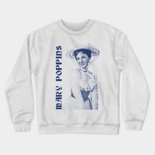 Mary Poppins Vintage Blue Crewneck Sweatshirt